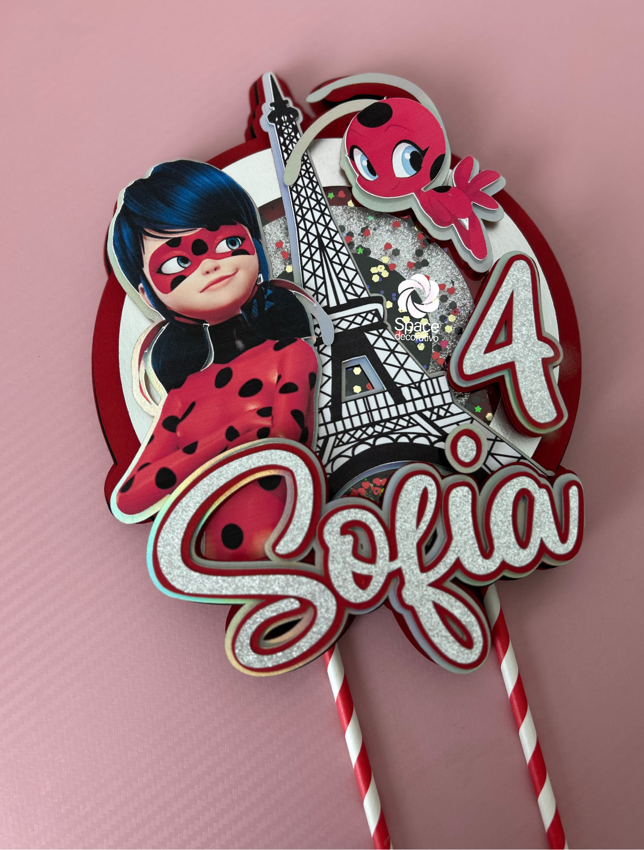Cake topper LadyBug
