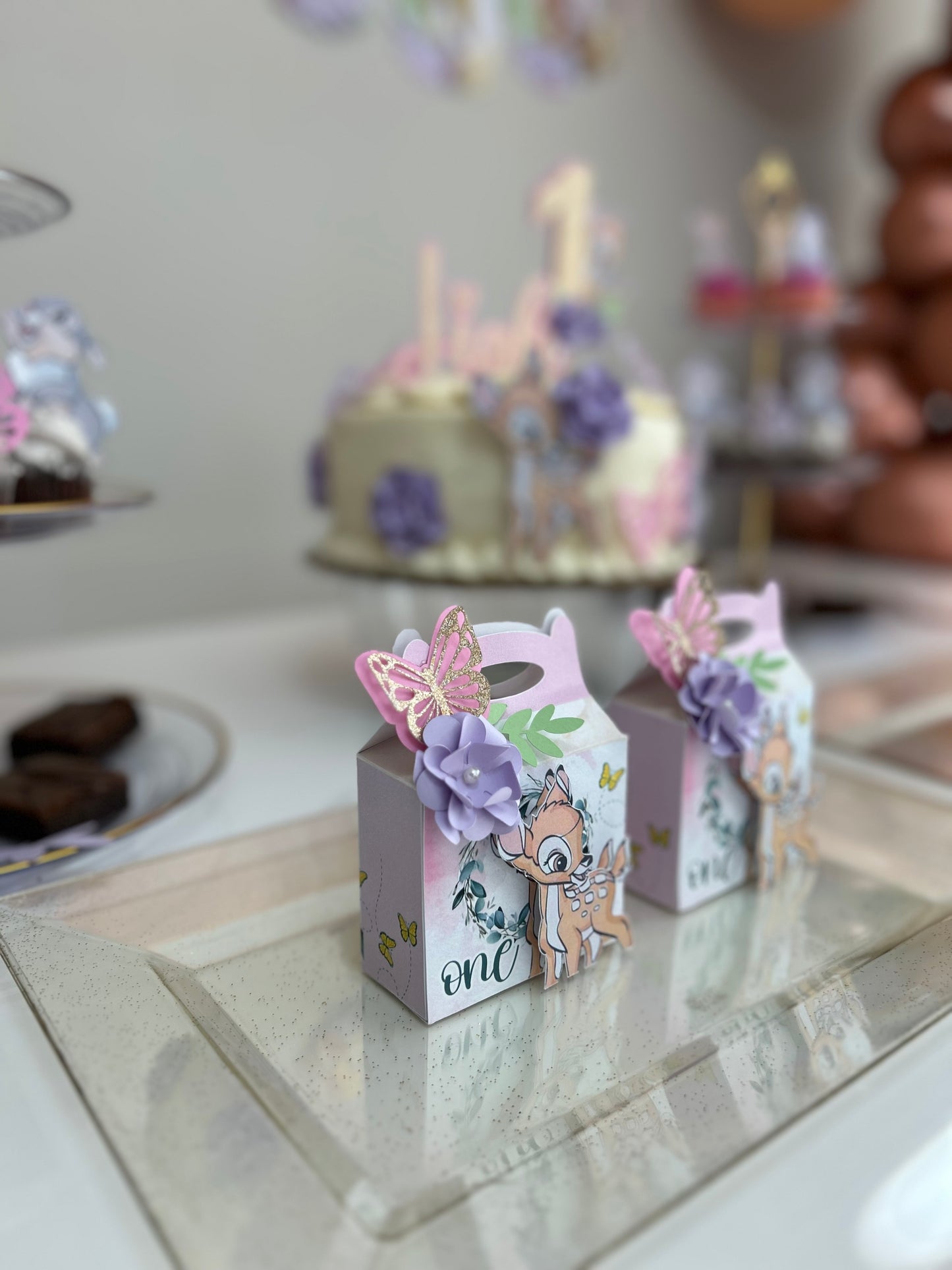 Mini caja para dulce / personaje Bamby