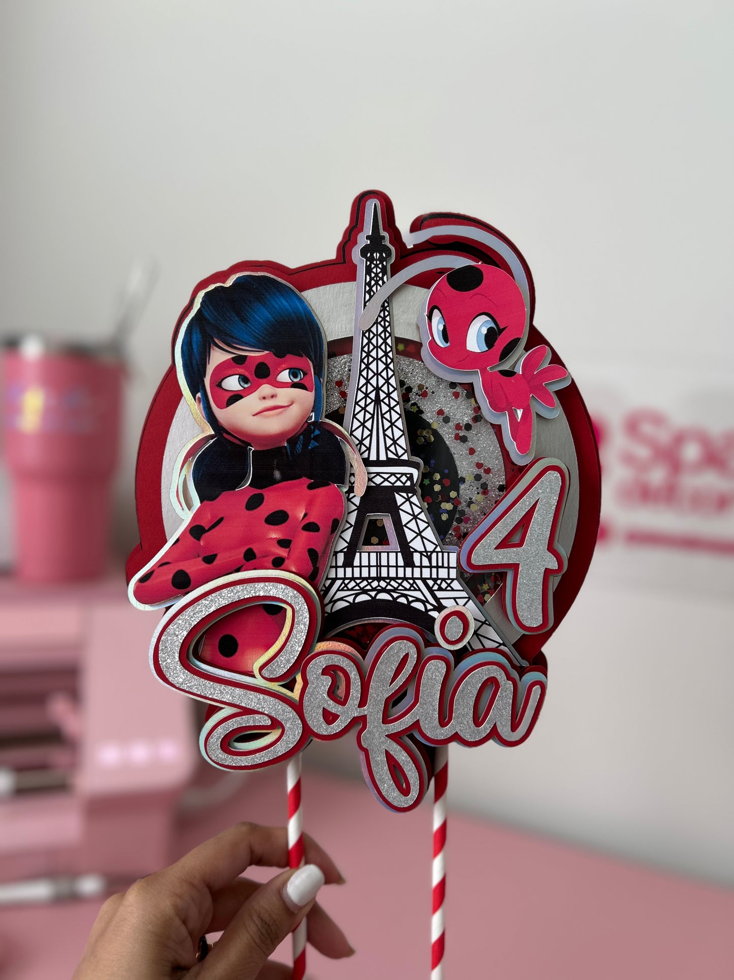 Cake topper LadyBug