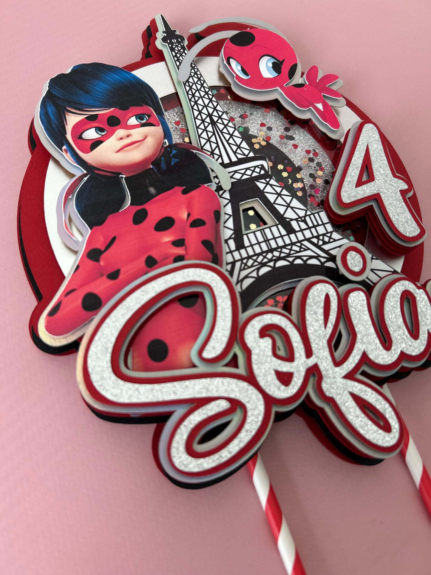 Cake topper LadyBug
