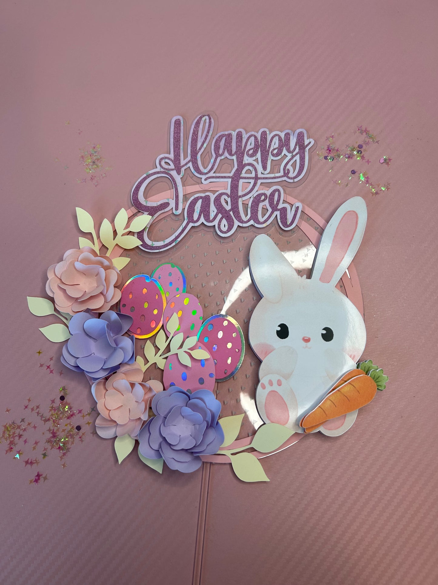 Cake topper Conejo de Pascua