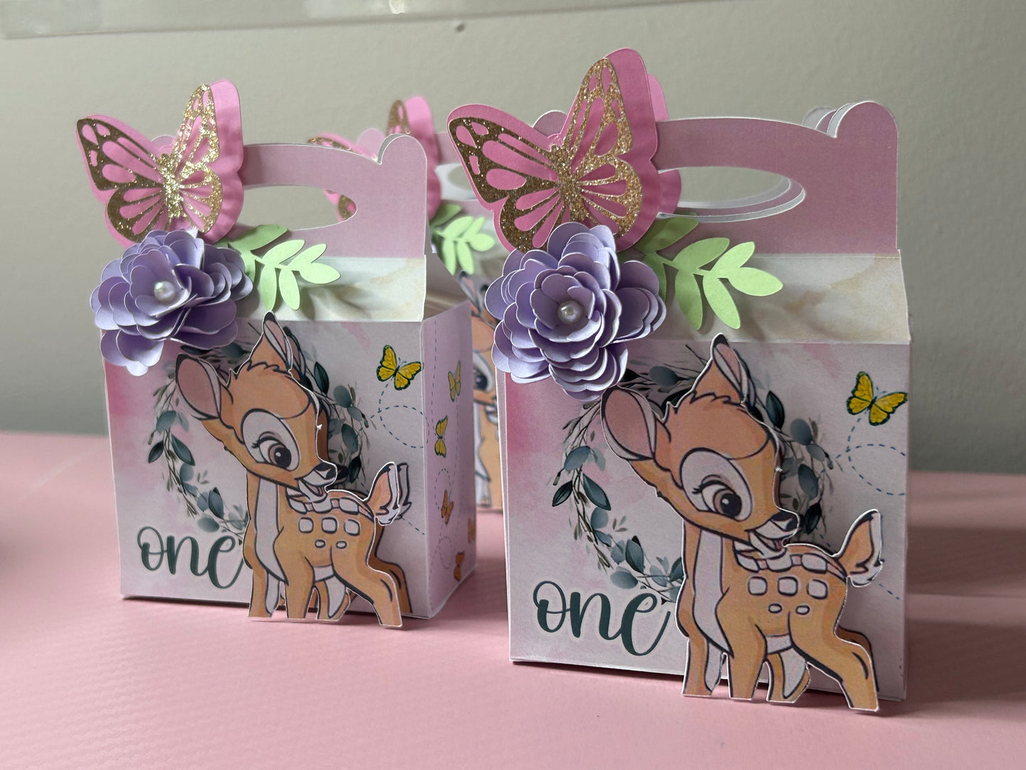 Mini caja para dulce / personaje Bamby