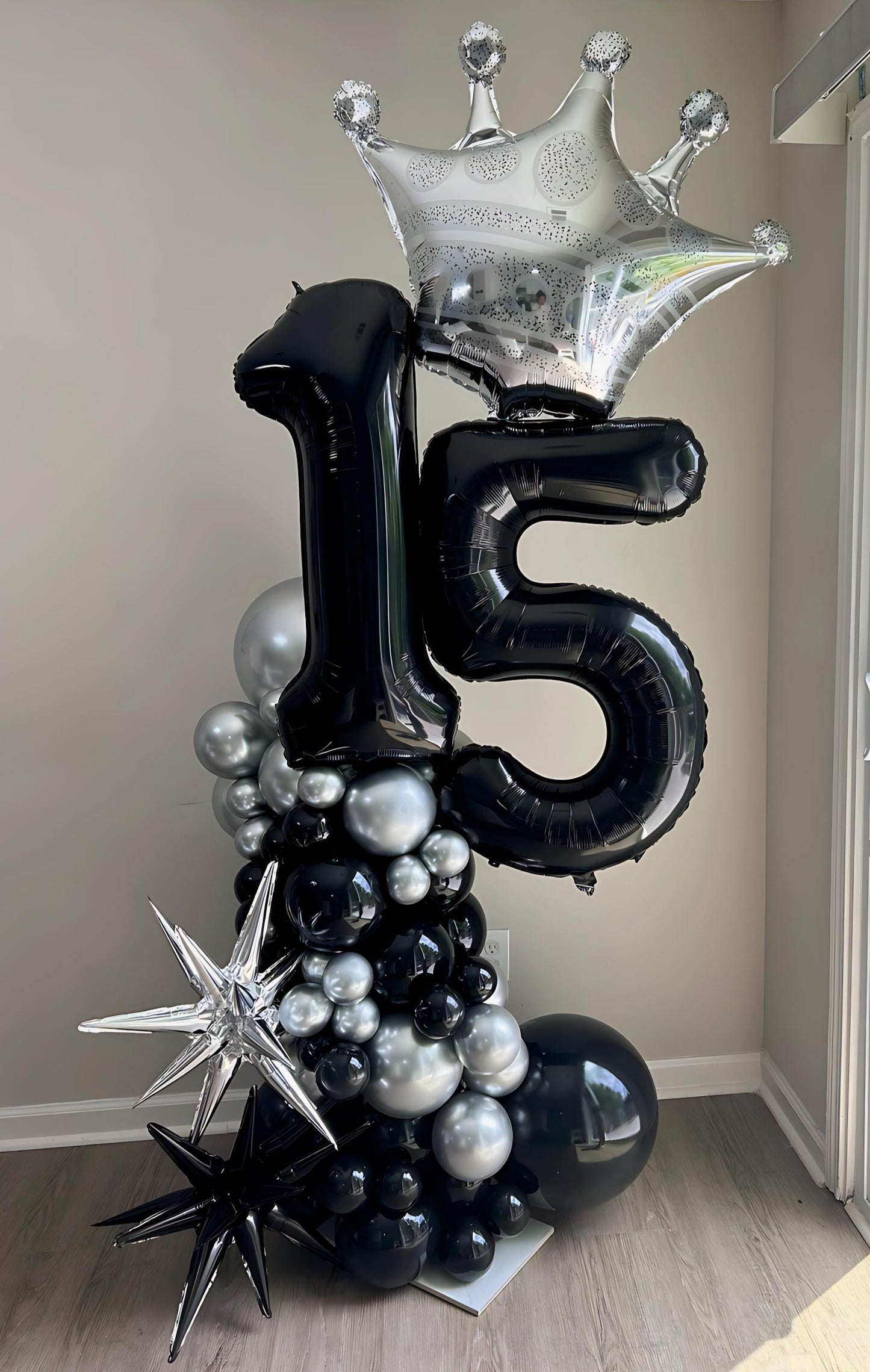 Bouquet de globos con base