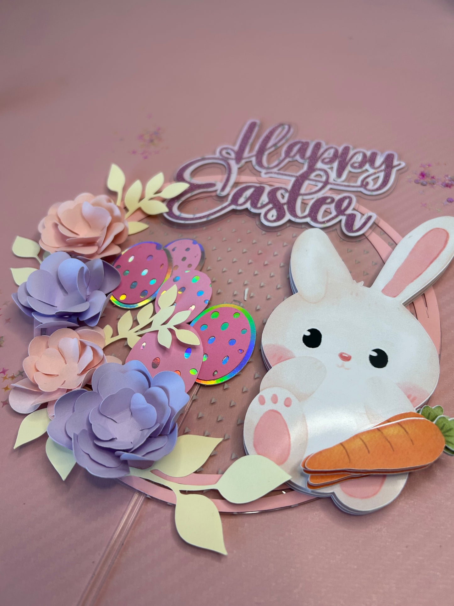 Cake topper Conejo de Pascua