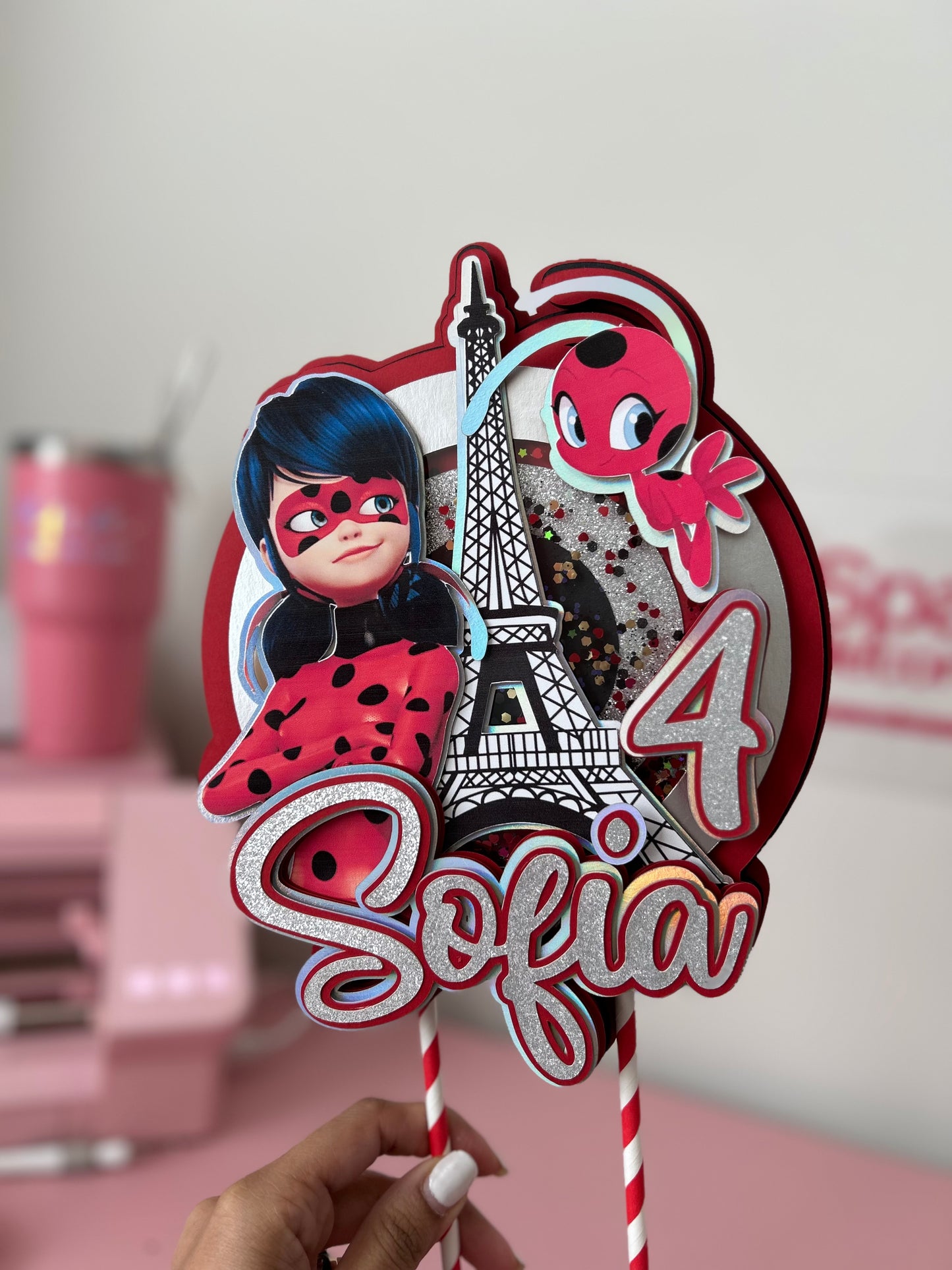Cake topper LadyBug